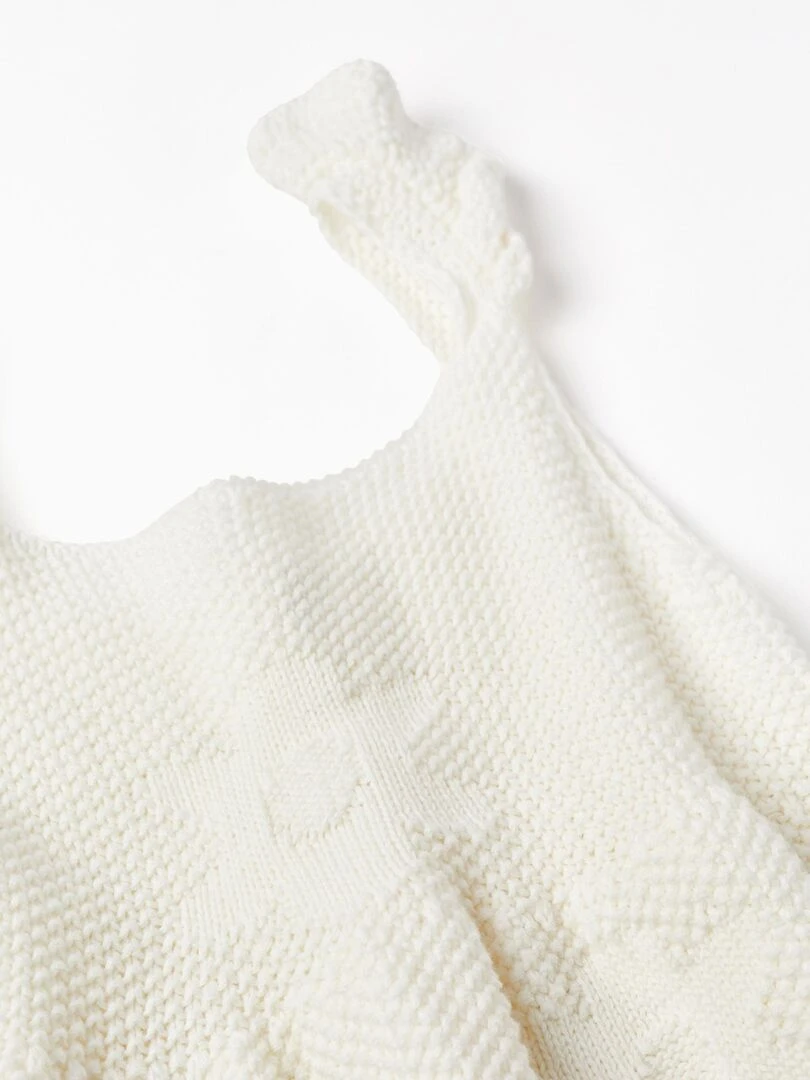 Robe + Bloomer En Maille De Coton Pour Bébé Fille  MATISSE   Beige clair