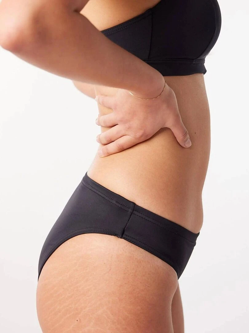 Culotte de Bain Menstruel Bikini adulte   Noir Noir