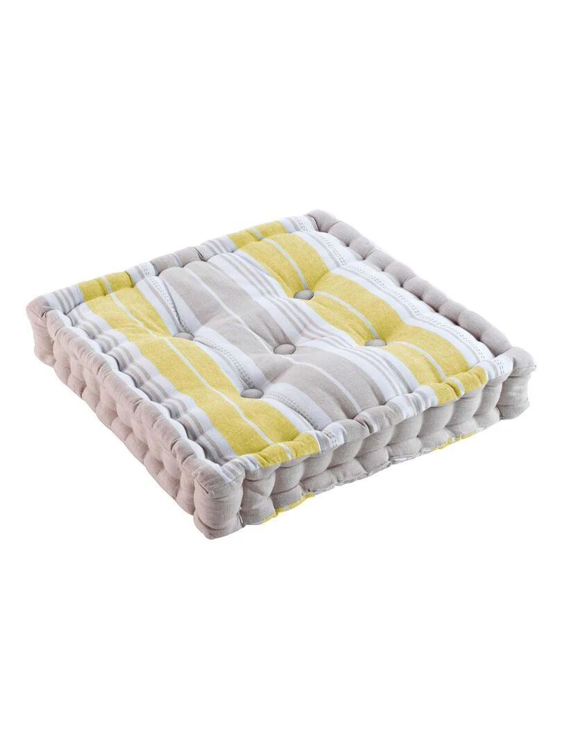 Coussin de sol Collection Nature Line Jaune