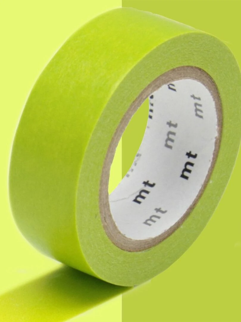 Masking tape unicolore Vert anis 1 5 cm x 7 m N/A