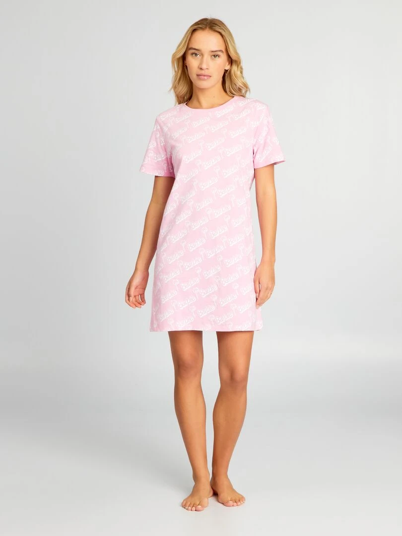 Chemise de nuit 'Barbie'   Rose