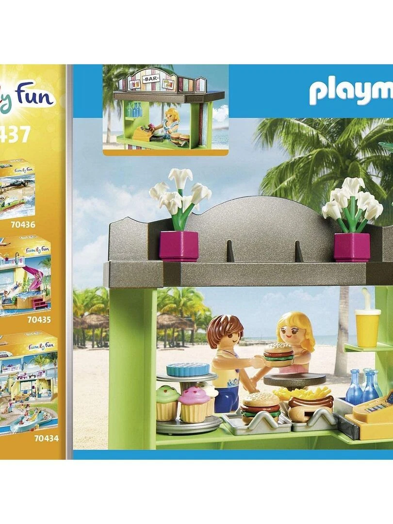Playmobil 70437 Family Fun   Beach hotel : Snack de plage   N/A
