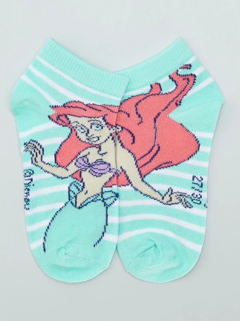 Lot de chaussettes 'Ariel' de 'Disney'   3 paires   VERT