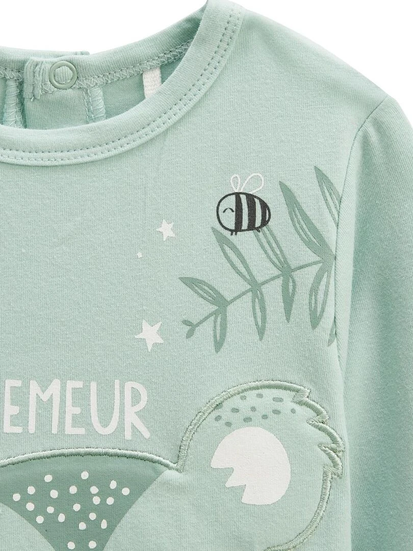 Pyjama bébé 2 pièces Garden Party   Vert