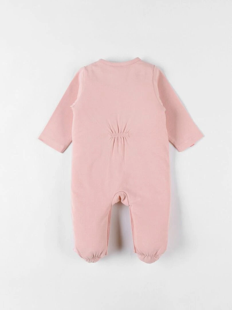 Pyjama 1 pièce fleuri en jersey blush Noukie's Rose