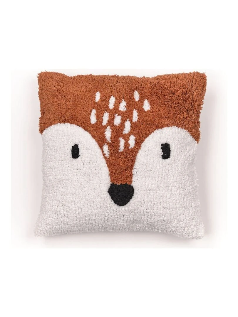 Coussin déhoussable tufté 'FUNNY RENARD' 'TODAY' Orange