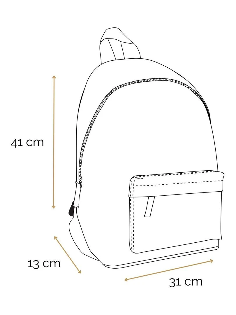 BAGTROTTER Sac à dos 1 compartiment 40 cm Harry Potter Gris   Gris