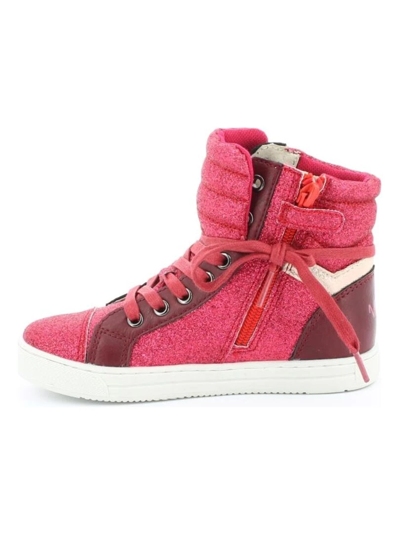 Sneakers hautes Polyurethane Gwendy   Rose