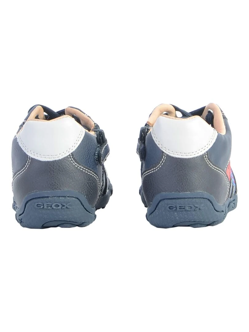 Basket Cuir EnfantGarçons Geox Balu   Bleu