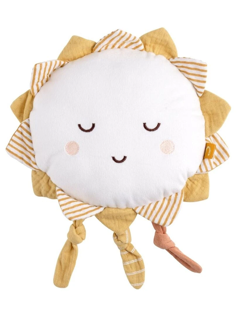 Doudou soleil en velours blanc SAUTHON Blanc