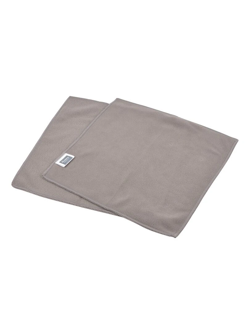 2 Chiffons anti statiques meuble Marron