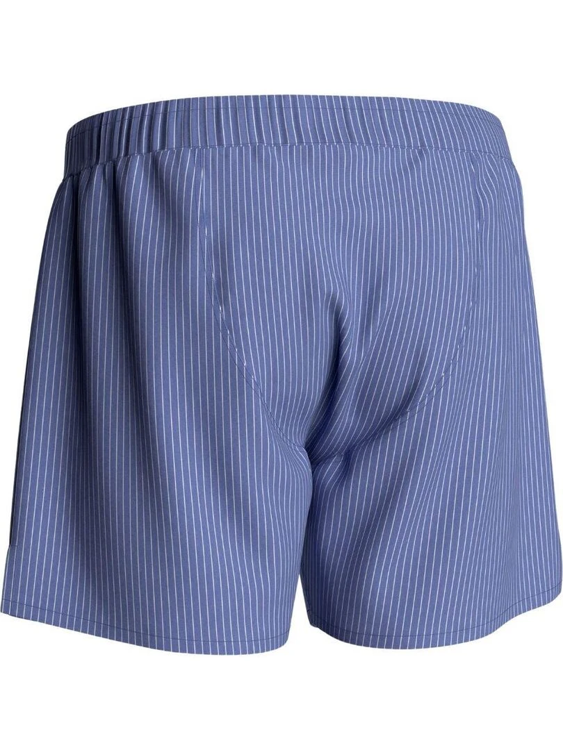 Caleçon en coton avec suspensoir American boxer Bleu