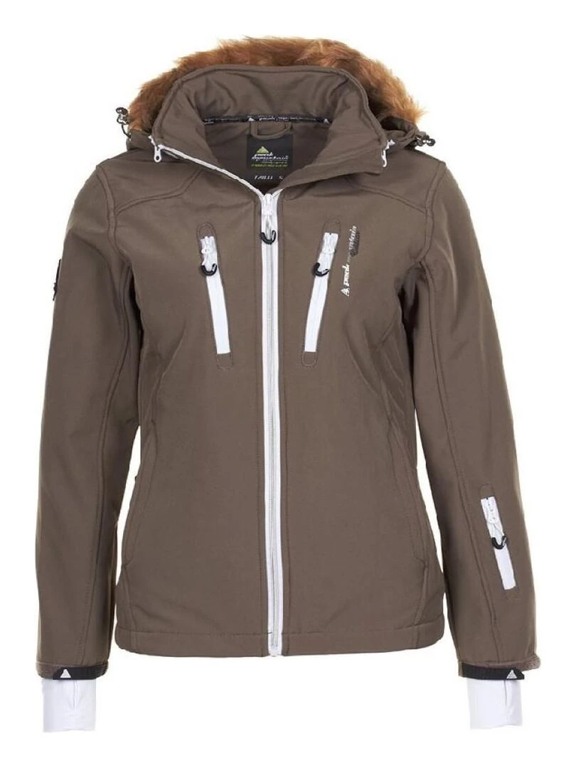 Blouson de ski femme ASADA Marron