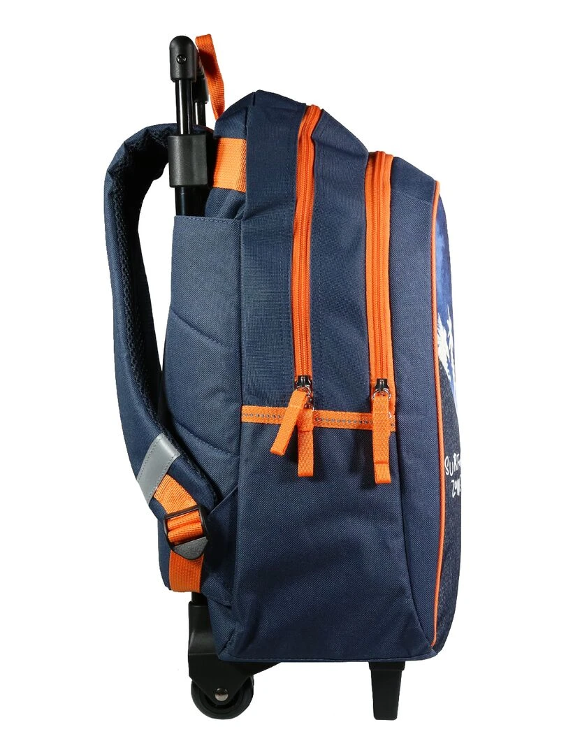 BAGTROTTER Sac à dos à roulettes Vorax Bleu Dinosaure Surf   Bleu