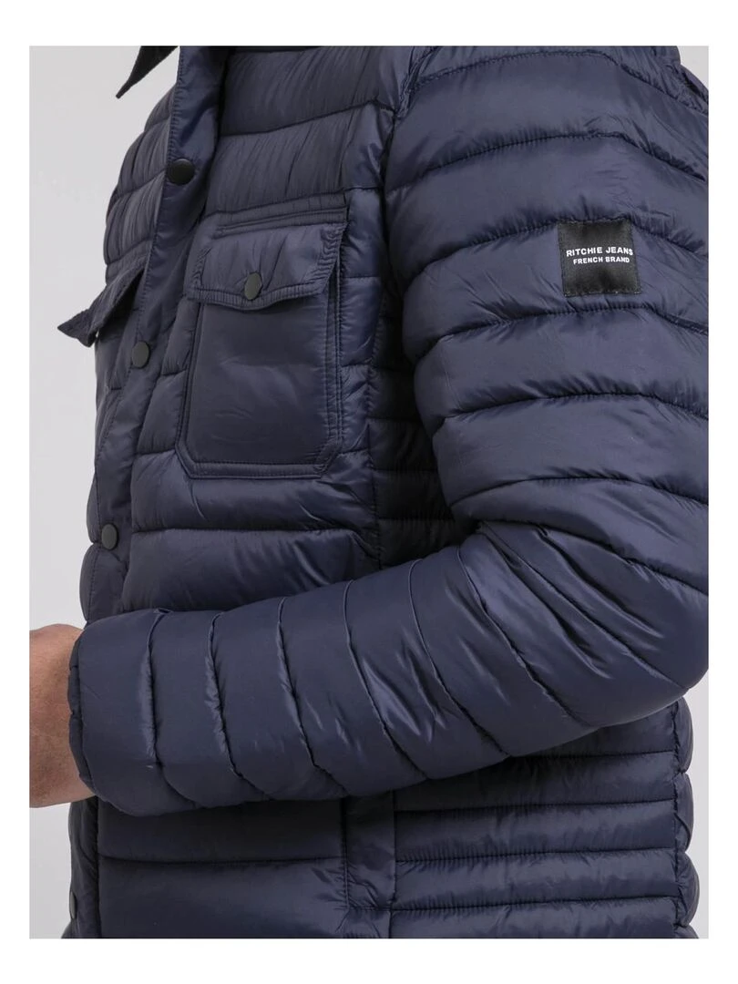Doudoune blouson ZAMACHY   Bleu marine
