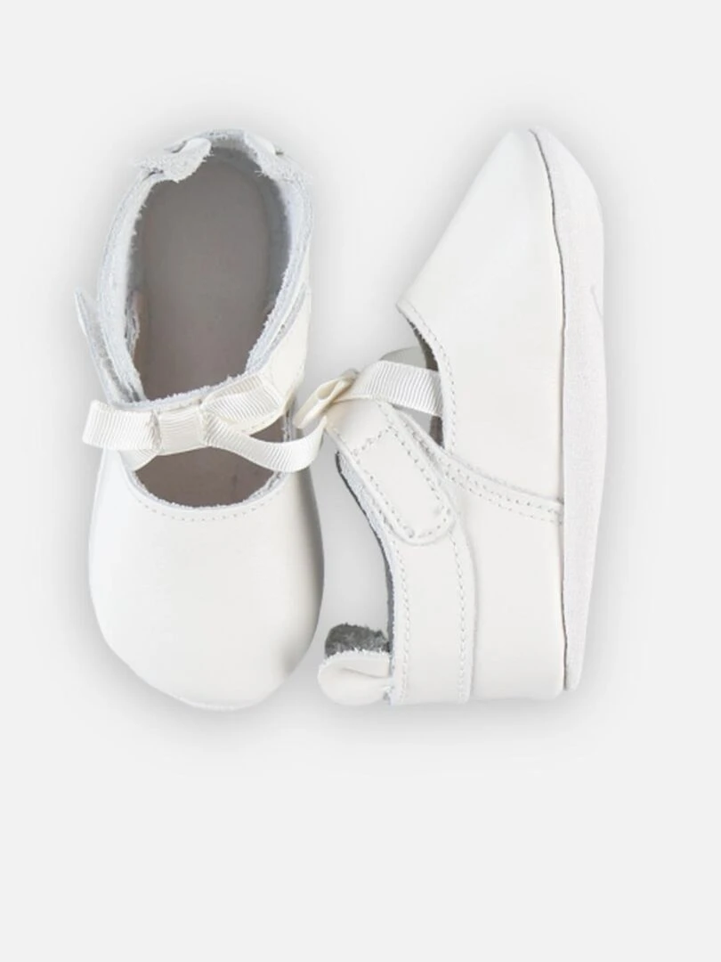 Chaussons en cuir    Noukie's   Blanc