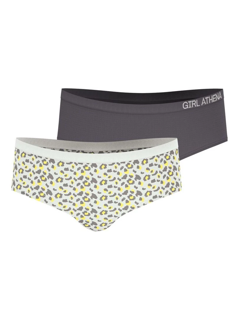 Lot de 2 culottes hipster Sans Couture Fashion by Fille Multicolore