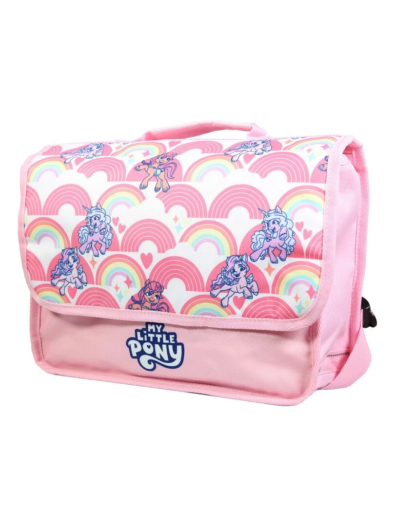 BAGTROTTER Cartable 32 cm maternelle My Little Pony Rose Rose