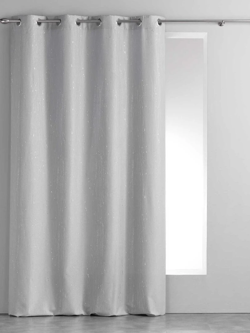 Rideau a oeillets Collection Filliane Gris