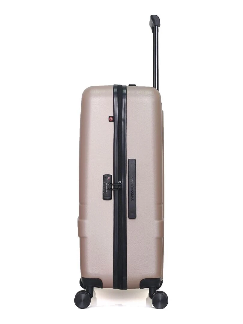 Set de 4 Valises Rigides Grand Format  Taille Moyenne  Valise Cabine et Vanity USTER M   Rose