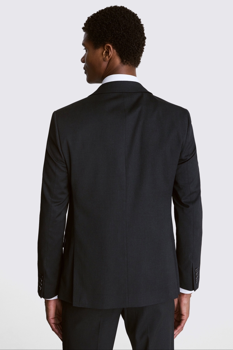 Tailored Fit Grey Stretch Jacket   Buy Online at Moss