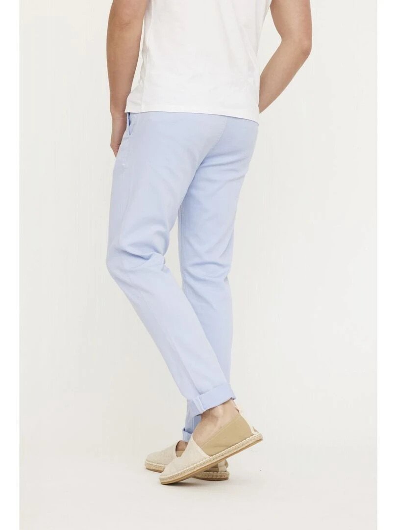 Lee Cooper   Pantalon coton slim NEILS   Bleu gris