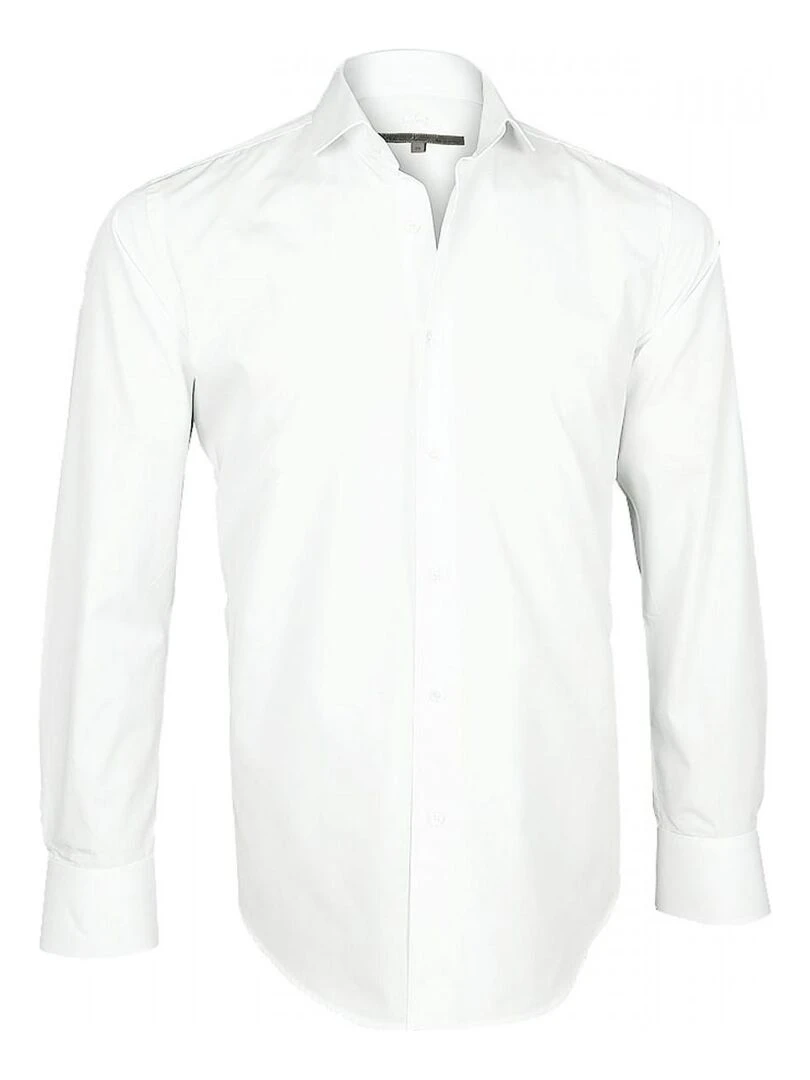 Chemise premium BASIC FASHION Blanc