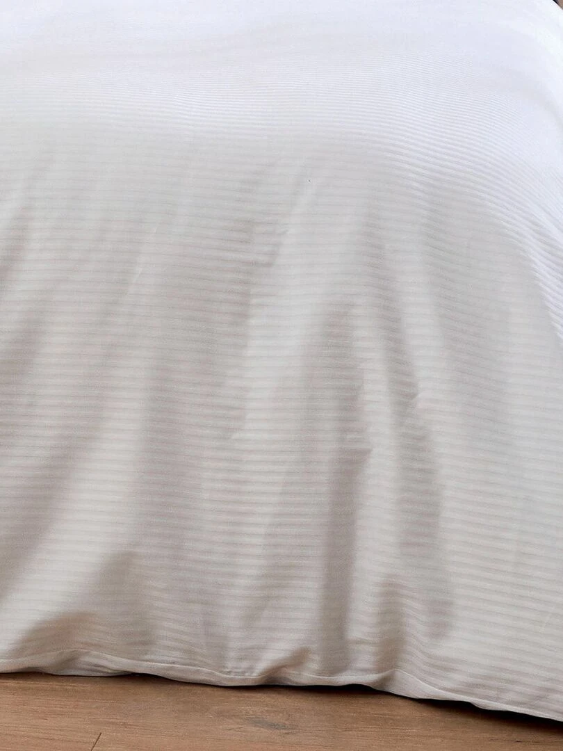 Housse de couette esprit grand hôtel   Blanc