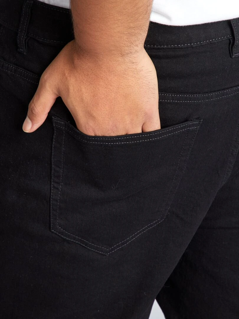 Jean slim à 5 poches   L30   Noir