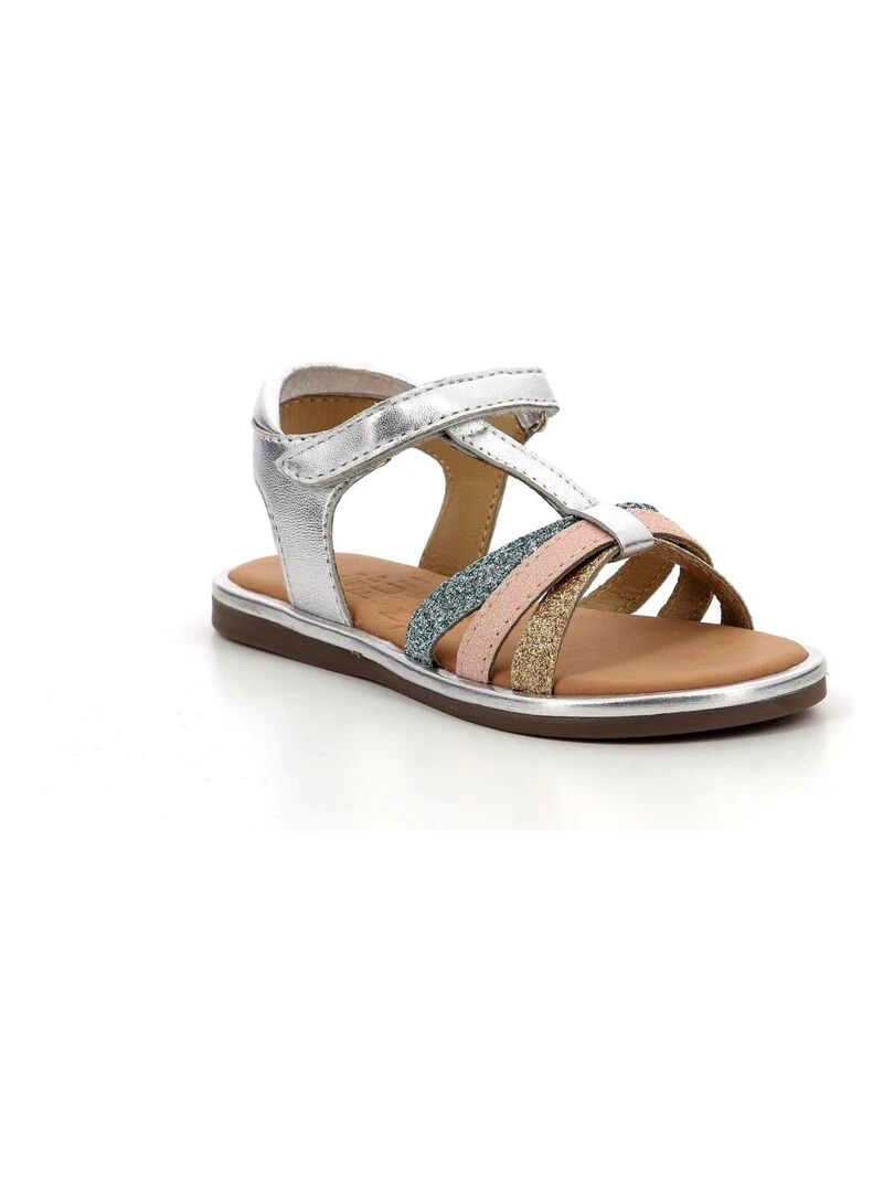 Sandales Cuir Paradis Argent