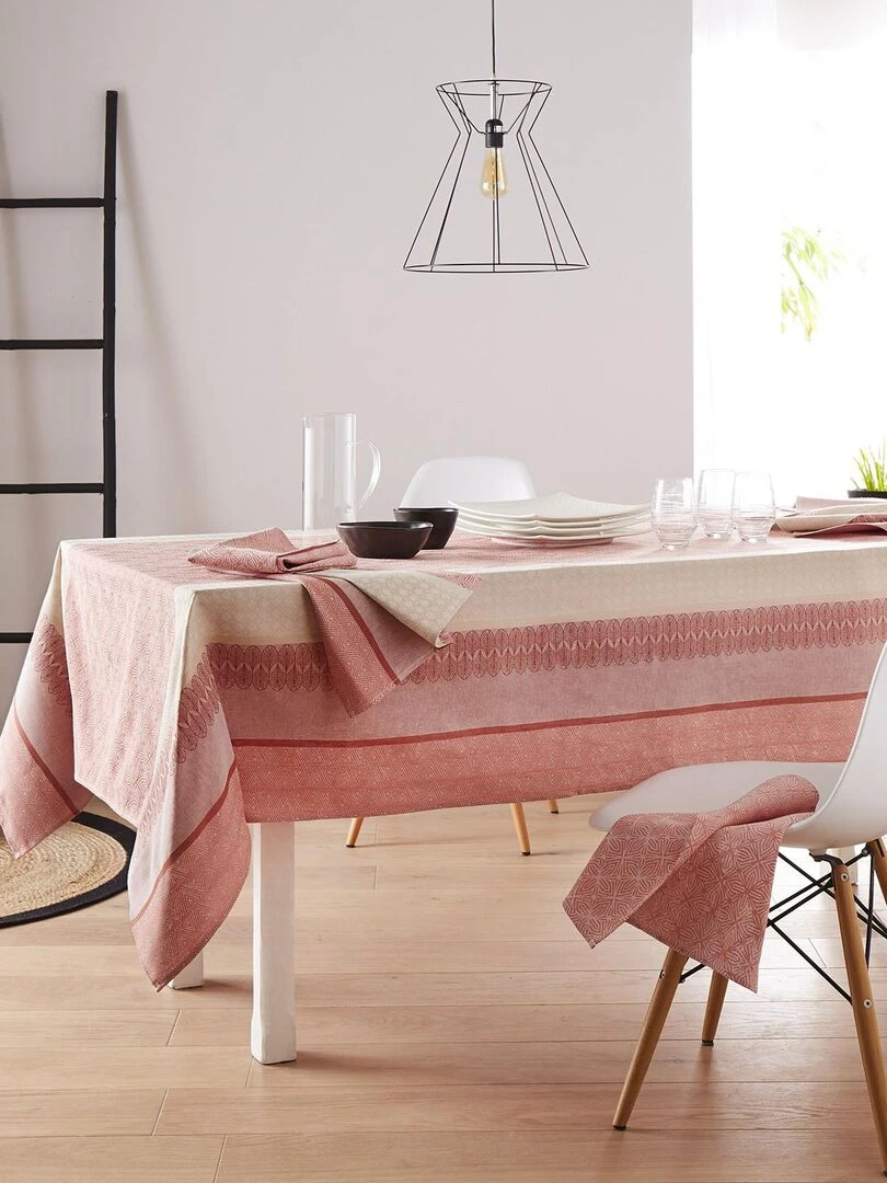 Nappe enduite Charleston Orange corail