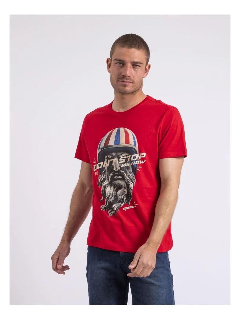 T shirt col rond NALUBAD Rouge