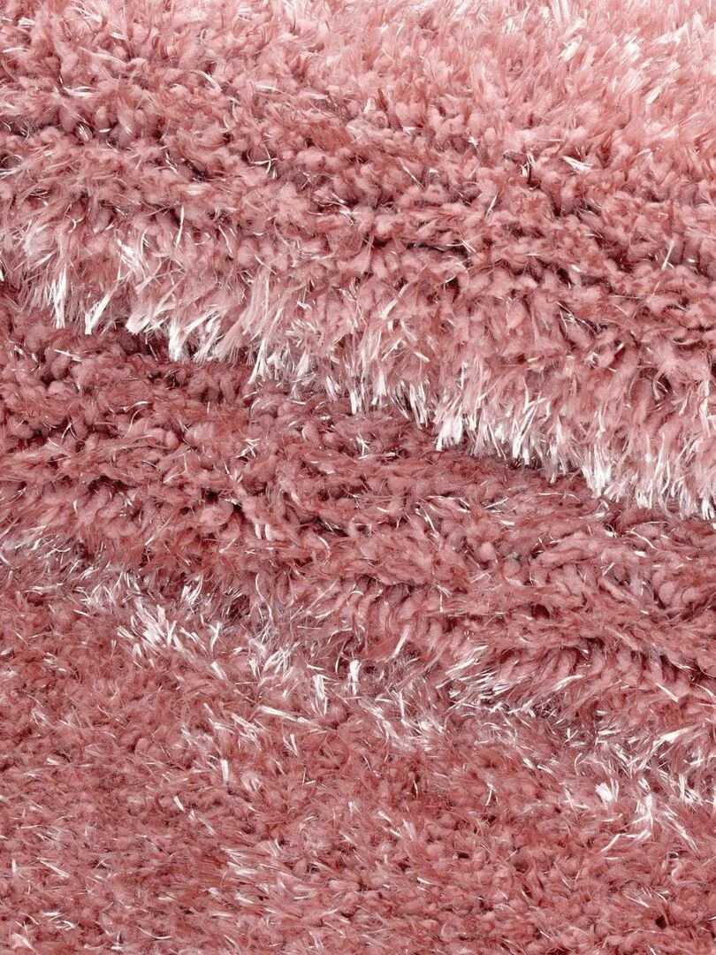 Tapis shaggy UNI A OEKO TEX®   Rose