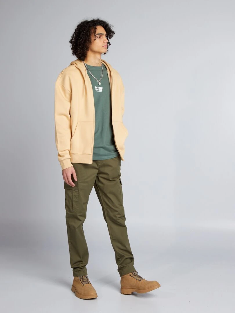 T shirt classique imprimé Vert