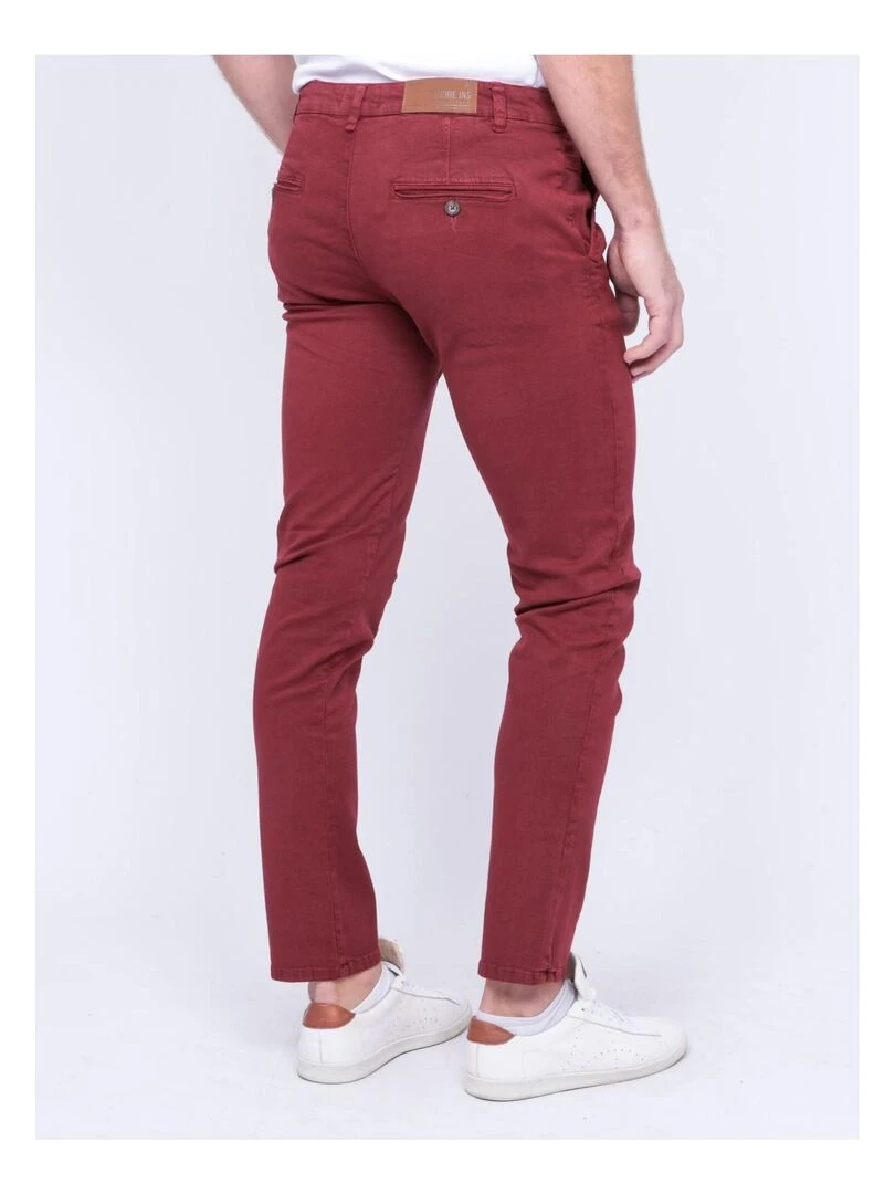 Pantalon chino VODELY Rouge