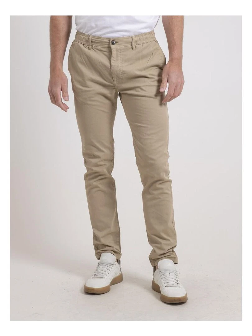 Pantalon chino CORTIN Beige