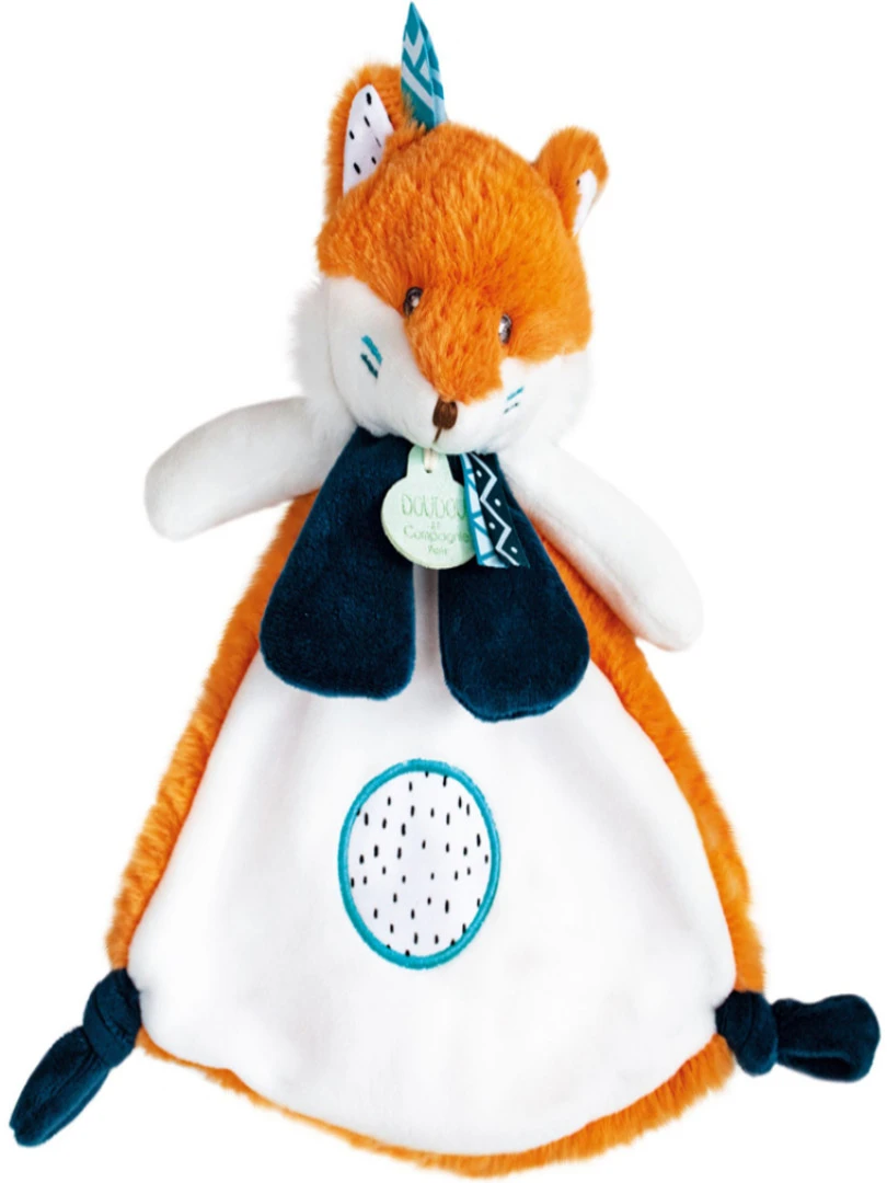 Coffret Doudou Plat Tiwipi Renard (23 Cm) N/A