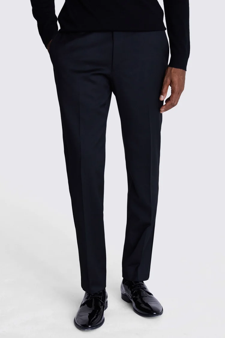 DKNY Slim Fit Black Dress Trousers Buy Online at Moss