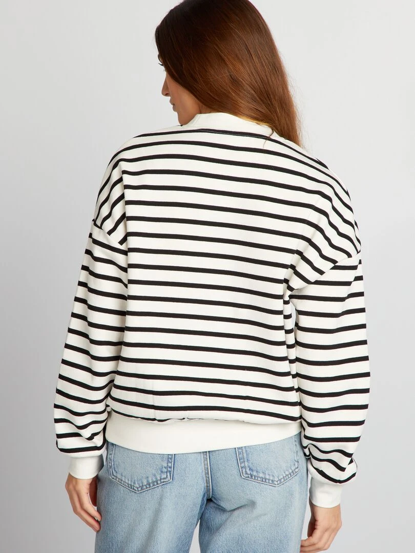 Sweat oversize   Blanc