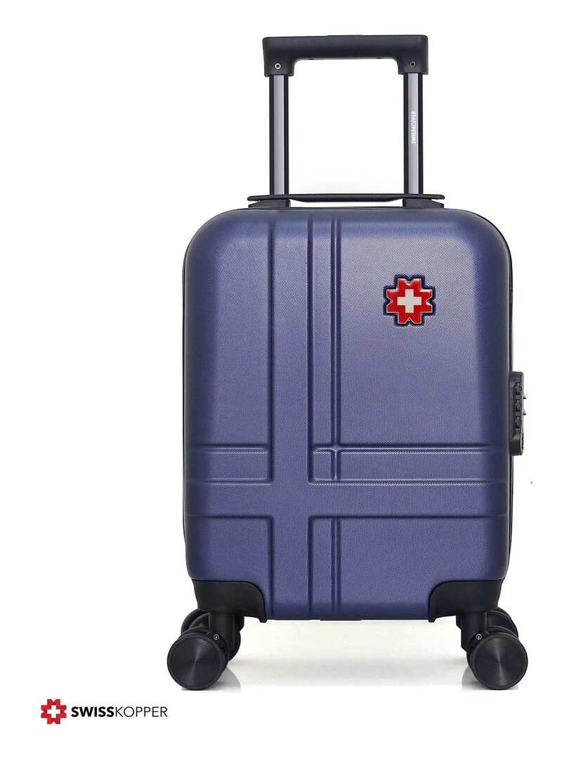SWISS KOPPER VALISE CABINE XS USTER 4 ROUES 46 CM Bleu marine