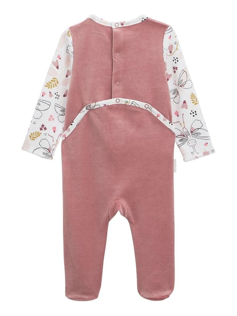 Pyjama bébé en velours Elena Rose