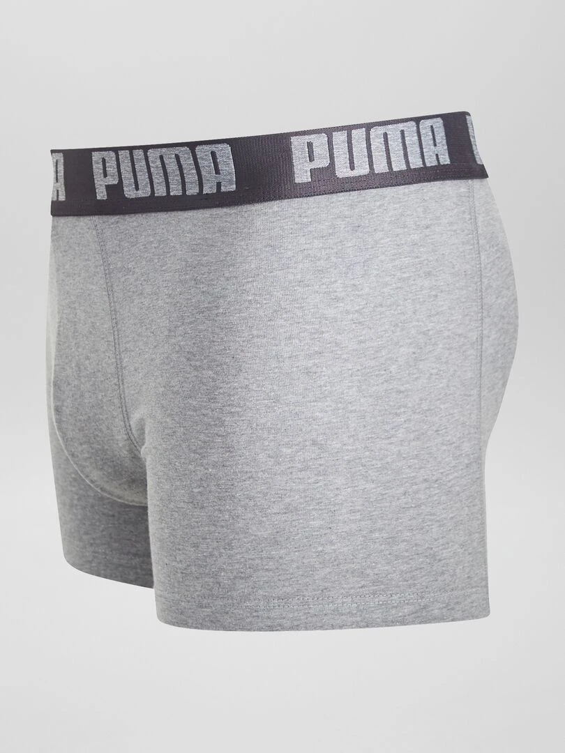 Boxers 'Puma'   Lot de 4   Blanc/gris/noir