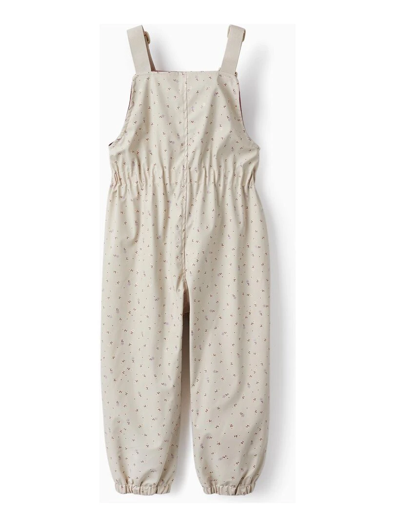 Salopette en caoutchouc pour fille 'Fleurs' SWEET FROSTY DREAMS Beige clair
