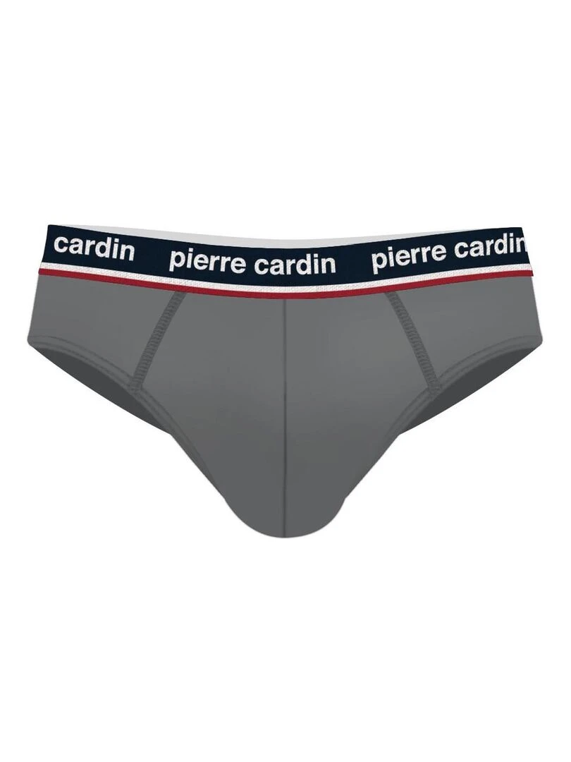 Lot de 4 slips homme en coton Uni French Pierrecardin Noir