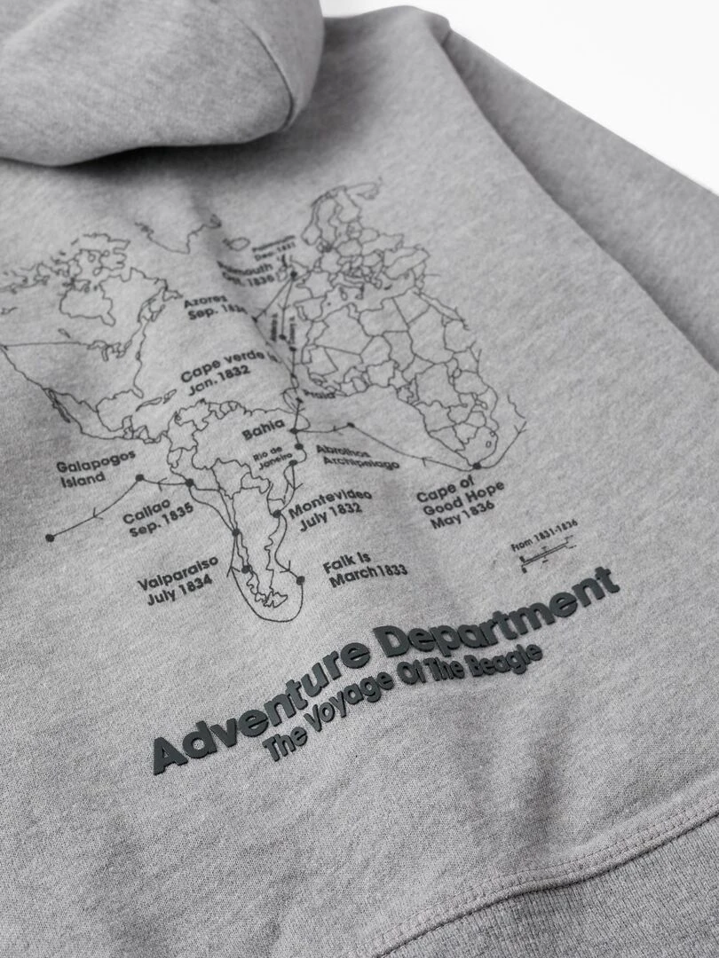 Manteau avec Capuche en Coton pour Garçon 'Adventures'   GREAT GOALS GREAT WORLD   Gris