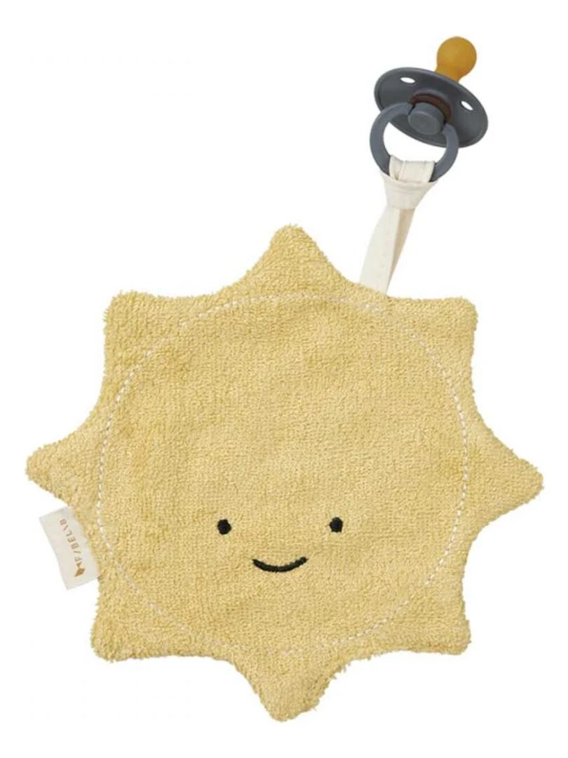 Pacifier Cuddle Sun Pale Yellow Pale Yellow One Size Jaune