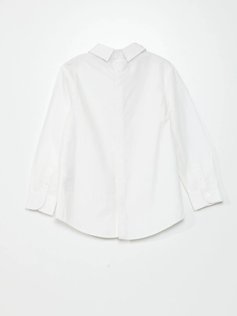 Chemise en popeline   So Easy   blanc