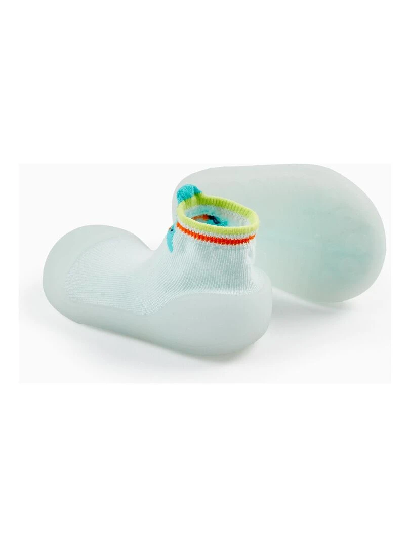 Steppies Chaussons Chaussettes Pour Bébé 'Requin'   Bleu clair
