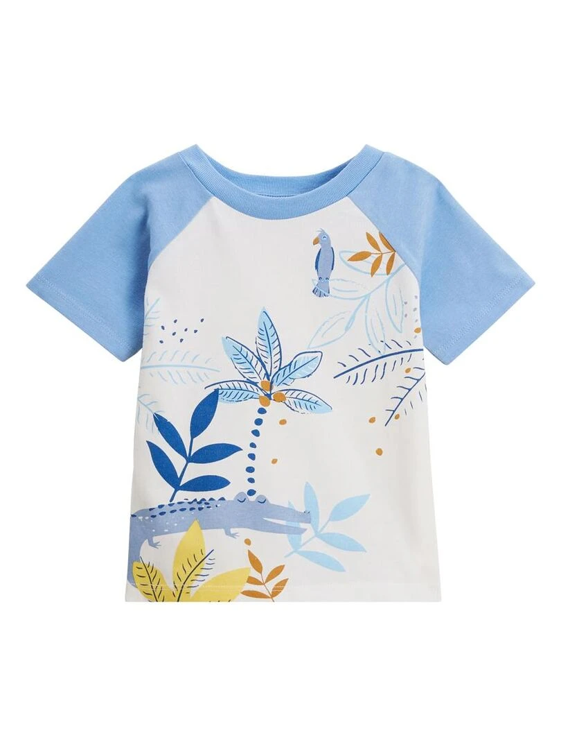 Pyjama enfant manches courtes Gamboa Bleu