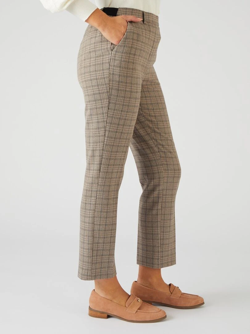 Pantalon 7/8ème enfilable bi stretch Damart Beige